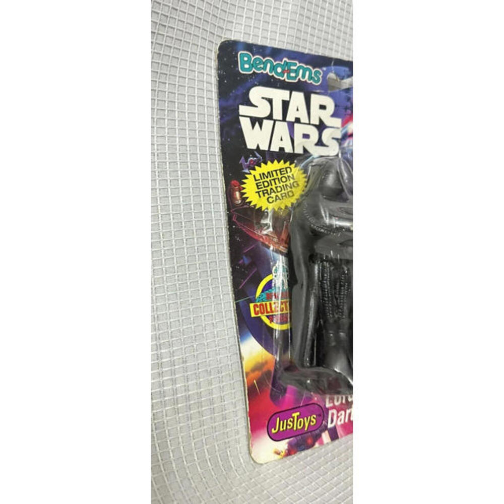 1994 Just Toys Star Wars Bend-Ems Darth Vader Action Figure & Trading Cards NIP - Picture 4 of 6